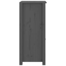 Berkfield Home Sideboards 2 pcs Grey 40x35x80 cm Solid Wood Pine - Size: 40 x 35 x 80 cm - thumbnail 6