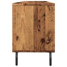Berkfield Home TV Cabinet Old Wood 150x30x44.5 cm Engineered Wood in Brown - thumbnail 6
