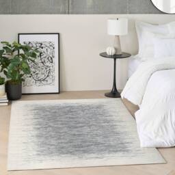 The Rug Shop UK Grand Street Grn04 Ivory Blue Rug By DKNY - Size: 160 cm x 220 cm - thumbnail 2