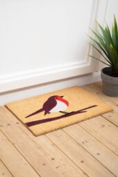 Orsina Robin Doormat in Natural - Size: 100 cm diameter - thumbnail 2