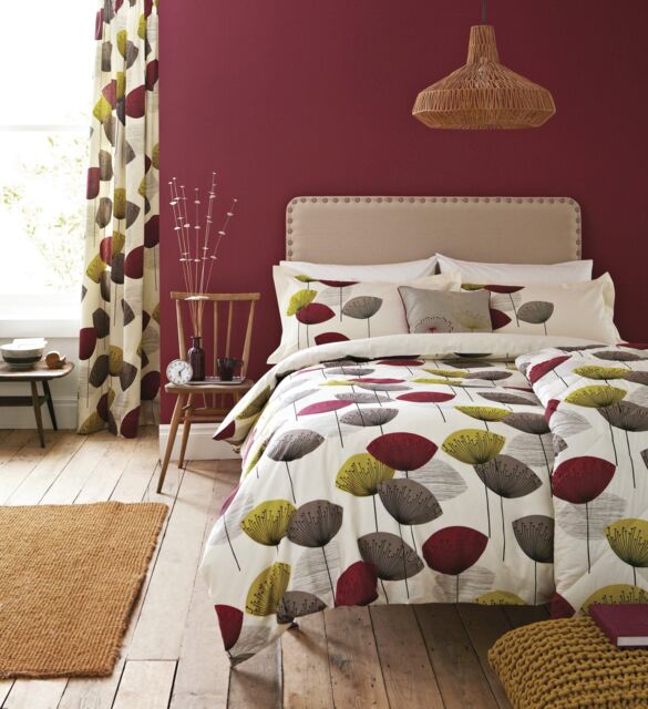 Sanderson 'Dandelion Clocks' Cotton Duvet Cover Set in Beige - Size: King - image 1