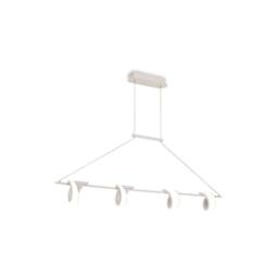 Netlighting Tsunami 4 Light Ceiling Pendant 48W LED 3000K 3600lm Sand White - thumbnail 1