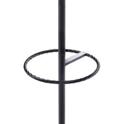 Wyld and Coco Coat Rack Black Steel 180 cm Freestanding Umbrella Stand - thumbnail 5