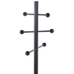 Wyld and Coco Coat Rack Black Steel 180 cm Freestanding Umbrella Stand - thumbnail 3