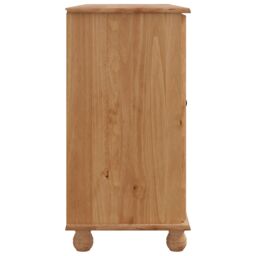 "Berkfield Home Sideboard ""ASKIM"" 133, 5x40x79 cm Solid Wood Pine in Brown - Size: 5 x 40 x 79 cm" - thumbnail 7