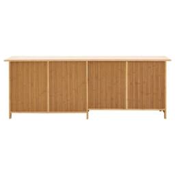 KORVIXA Wooden Shoe Cabinet Storage Bench in Brown - Size: 100 cm - thumbnail 5