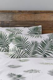 Martex Fern Green Housewife Pillowcases - Pair - Size: Standard Pillow Case