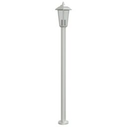 Berkfield Home Outdoor Floor Lamp Silver 120 cm Stainless Steel - thumbnail 2