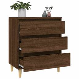 Berkfield Home Sideboard Brown Oak 60x35x70 cm Engineered Wood - Size: 60 x 35 x 70 cm - thumbnail 5