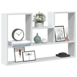 Berkfield Home Wall Shelf White 99x15x60 cm Engineered Wood - Size: 99 x 15 x 60 cm - thumbnail 2