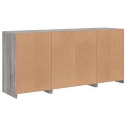 Berkfield Home Sideboard with LED Lights Grey Sonoma 142.5x37x67 cm - thumbnail 8