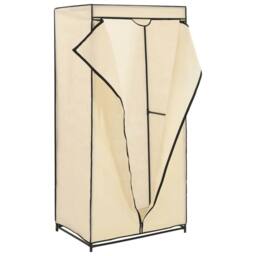 Berkfield Home Wardrobes 2 pcs Cream 75x50x160 cm in Beige - Size: 75 x 50 x 160 cm - thumbnail 4