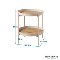 Nöa and Nani Solna Large Coffee Table in Blush Pink - thumbnail 5