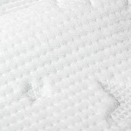 Lavio Mattress Topper Small Double Memory Foam Bamboo Charcoal Washable in White - thumbnail 5