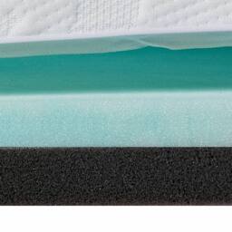 Lavio Mattress Topper Small Double Memory Foam Bamboo Charcoal Washable in White - thumbnail 6