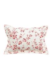 V & A 'Garden Rose' Cotton Percale Duvet Cover Set in Pink - Size: Double - thumbnail 3