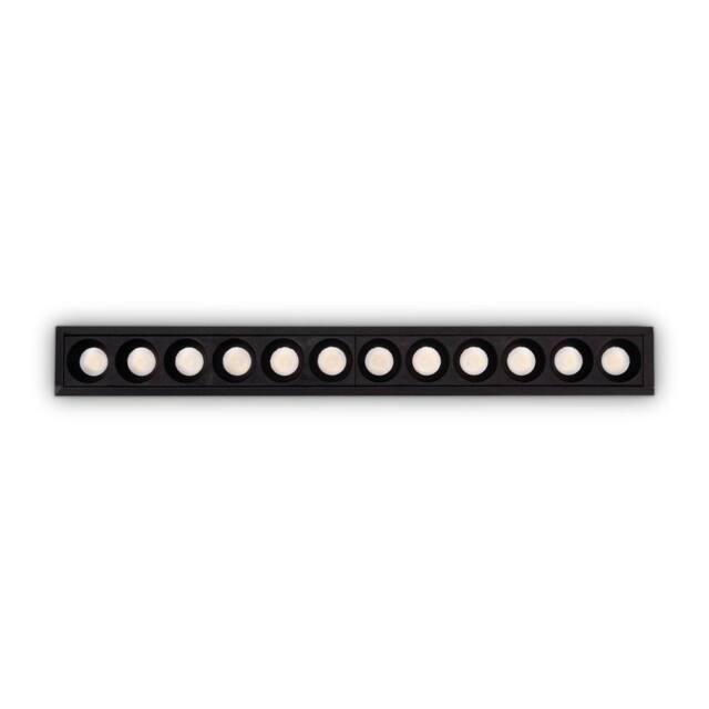 Netlighting Lika 20W 12x LED Recessed Downlight Black 2700K