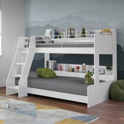 Cheshire Walnut Triple Sleeper White - Single (90cm) - thumbnail 3