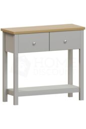 Home Discount Vida Designs Arlington 2 Drawer Console Table Storage Organizer in Grey - thumbnail 6