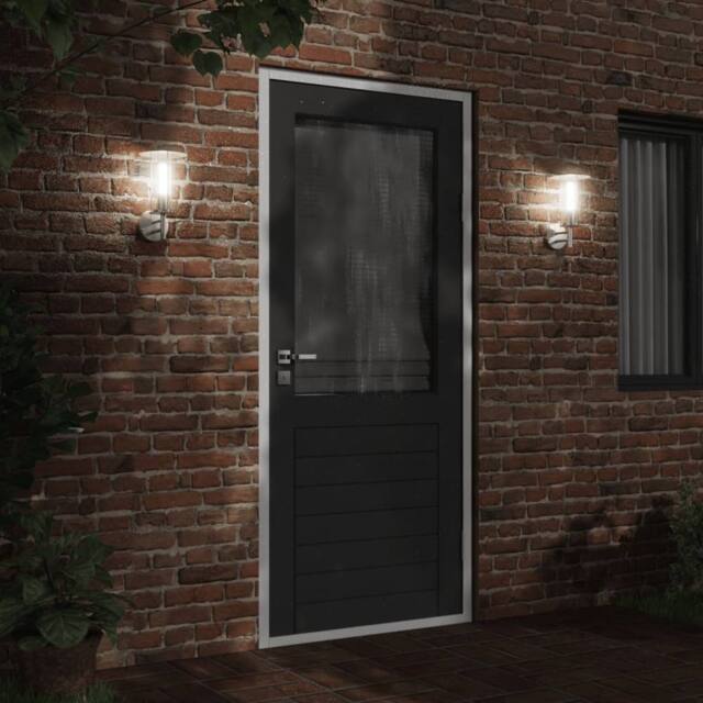 Berkfield Home Outdoor Wall Light Silver Stainless Steel - image 1