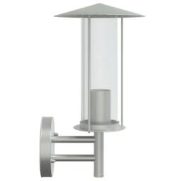 Berkfield Home Outdoor Wall Light Silver Stainless Steel - thumbnail 5