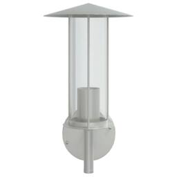 Berkfield Home Outdoor Wall Light Silver Stainless Steel - thumbnail 4