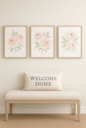 Mafett Set of 2 Abstract Geometric Wall Art Prints Modern Boho Home Décor - Size: A3 - thumbnail 1