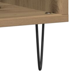 Berkfield Home Record Cabinet Old Wood 100x38x48 cm Engineered Wood in Brown - Size: 100 x 38 x 48 cm - thumbnail 7