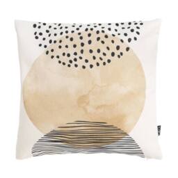 icon Indoor & Outdoor Waterproof Cushion Kyoto Fabric 2x Black Stripe & 2x Sunset - Size: 43 cm x 43 cm - thumbnail 3