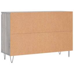 Berkfield Home Sideboard Grey Sonoma 104x35x70 cm Engineered Wood - Size: 104 x 35 x 70 cm - thumbnail 8