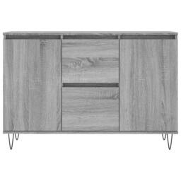 Berkfield Home Sideboard Grey Sonoma 104x35x70 cm Engineered Wood - Size: 104 x 35 x 70 cm - thumbnail 5