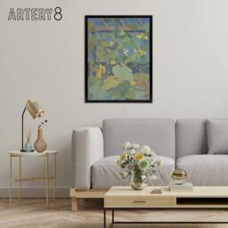 "Artery8 Greenhouse Ornamental Gourds Framed Canvas Wall Art Print van Hoytema in Green - Size: W12"" x H16""" - thumbnail 3