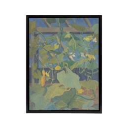 "Artery8 Greenhouse Ornamental Gourds Framed Canvas Wall Art Print van Hoytema in Green - Size: W12"" x H16""" - thumbnail 1