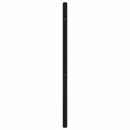 Berkfield Home Metal Headboard Black 180 cm - thumbnail 5