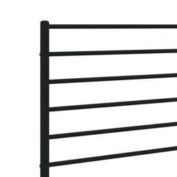 Berkfield Home Metal Headboard Black 180 cm - thumbnail 6