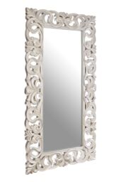 Orsina Palazio Rectangular Wall Mirror with Silver Finish - thumbnail 2