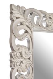 Orsina Palazio Rectangular Wall Mirror with Silver Finish - thumbnail 5