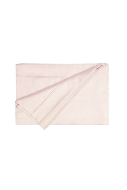 Belledorm Egyptian Cotton 200 Thread Count Flat Sheet in Pale Pink - Size: King - image 1
