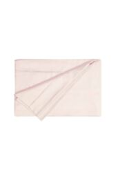 Belledorm Egyptian Cotton 200 Thread Count Flat Sheet in Pale Pink - Size: King - thumbnail 1