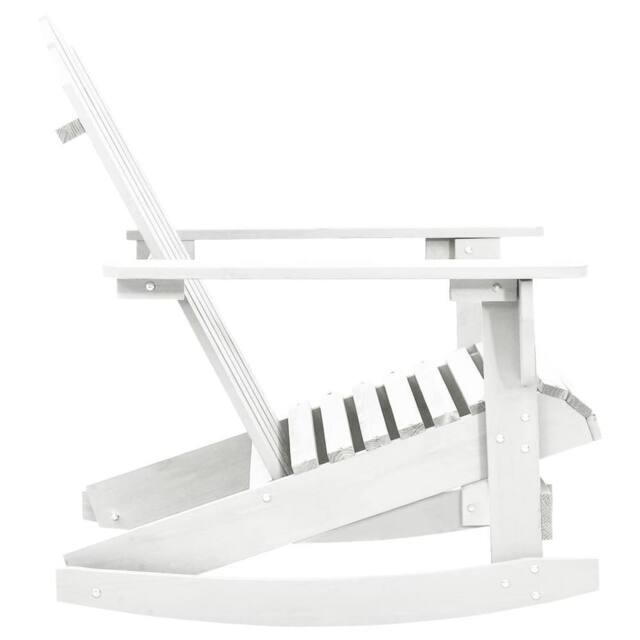 Berkfield Home Garden Rocking Chair Wood White - image 1