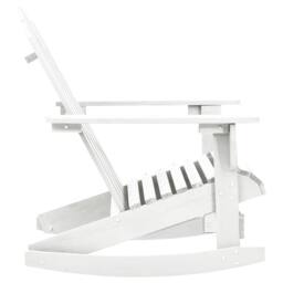 Berkfield Home Garden Rocking Chair Wood White