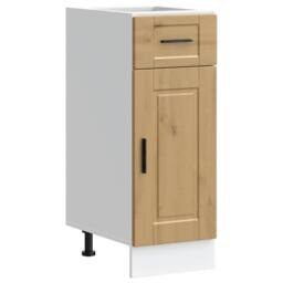 Berkfield Home Kitchen Base Cabinet¬†Porto Artisan Oak Engineered Wood in Brown - thumbnail 2