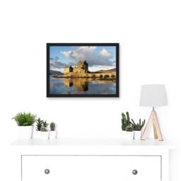 Artery8 Iliff Eilean Donan Castle Kyle Lochalsh Scotland Photo Artwork Framed Wall Art Print A4 in Black - thumbnail 2