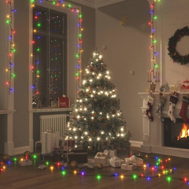 Berkfield Home Light String with 400 LEDs Multicolour 40m 8 Light Effects - image 1