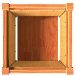 Berkfield Home Garden Planters 2 pcs Wax Brown Solid Wood Pine - thumbnail 9