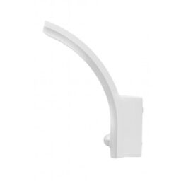 CGC Lighting Paris White Curved LED Wall Light with PIR Motion Sensor Full Opal Front Diffuser - thumbnail 3