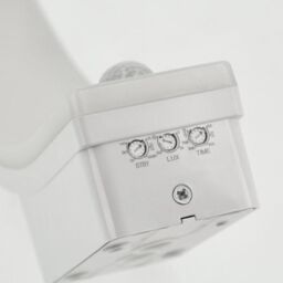 CGC Lighting Paris White Curved LED Wall Light with PIR Motion Sensor Full Opal Front Diffuser - thumbnail 4