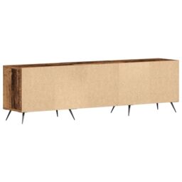 Berkfield Home TV Cabinet Old Wood 150x30x44, 5 cm Engineered Wood in Brown - thumbnail 8