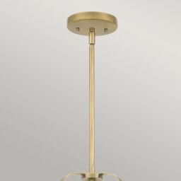 Netlighting Quoizel Wimberley Dome Pendant Ceiling Light Weathered Brass in Yellow - thumbnail 2