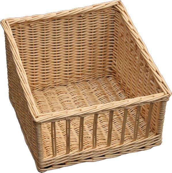 Red Hamper Provence Wicker Kitchen Basket in White - image 1